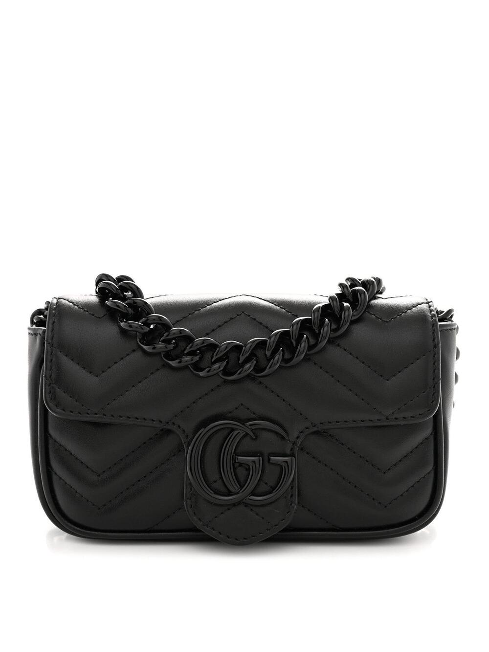 Gucci Calfskin Matelasse Monochrome Gg #295711G11B